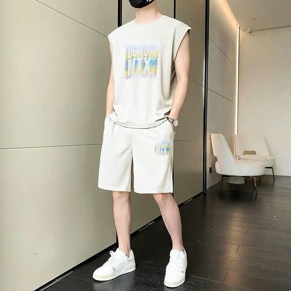 Bộ đồ thể thao nam ba lỗ form rộng chất thun lạnh co giãn mịn mát