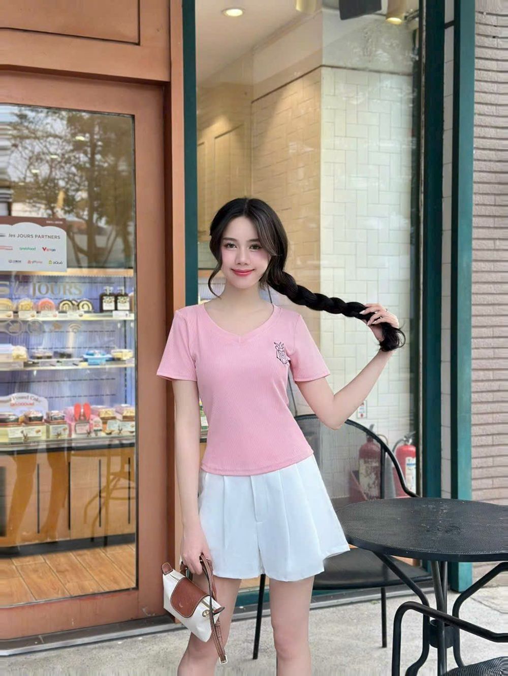 Bộ Set Áo Thun Tay Ngắn Cổ Tim co giãn Minisize bigsize logo in.