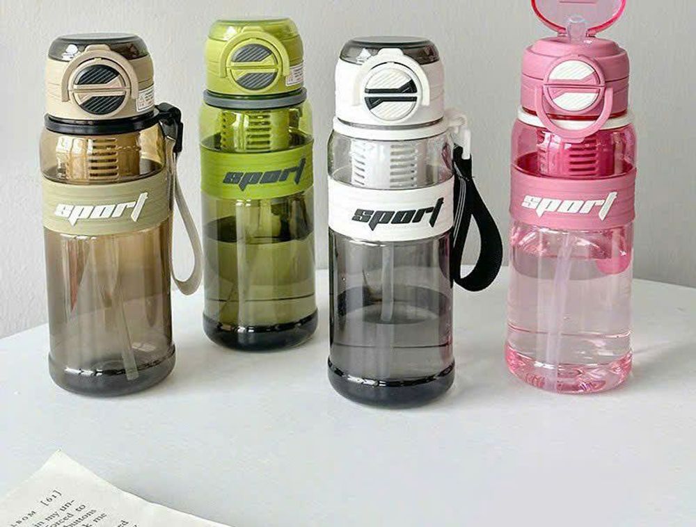 Bình nhựa sport đai cao su 800ml ( THÙNG 60C )