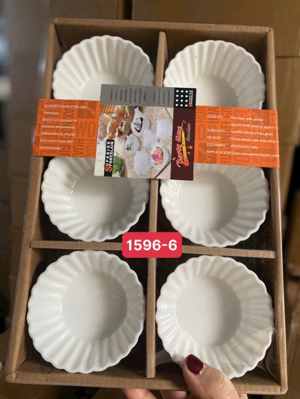 Chén sứ trắng đựng đồ ăn dặm, chén gia vị nhiều dáng decor ( THÙNG 24B )