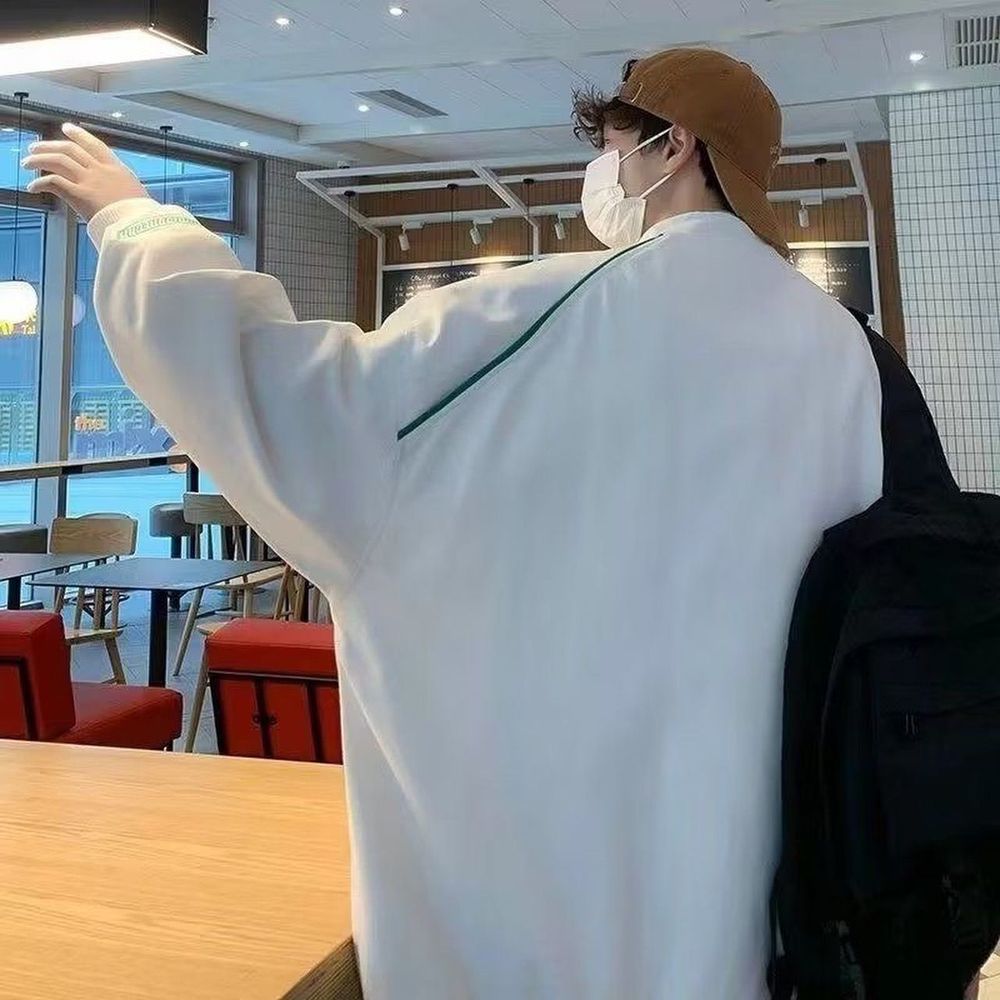 Áo khoác dù 2 lớp tay dài logo in N3FB form rộng UNISEX