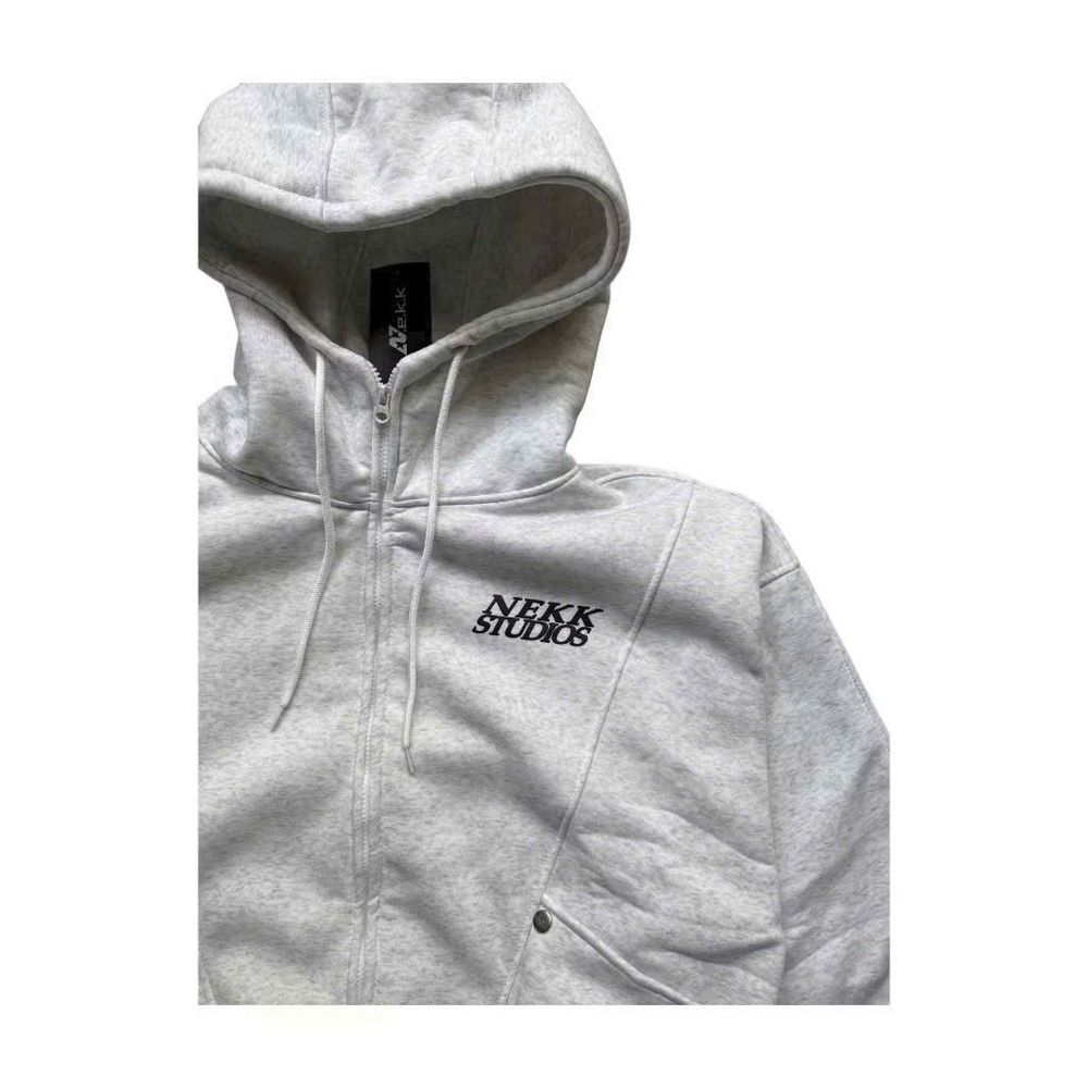 Áo Khoác Form Boxy In Nổi Serial Chiller Cổ Cao Chất Nỉ Bông - Freesize Dưới 70kg