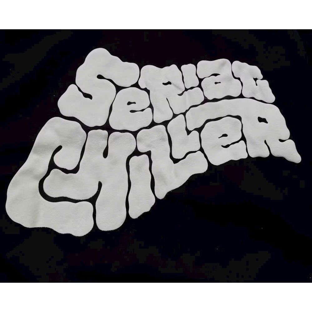 Áo Khoác Form Boxy In Nổi Serial Chiller Cổ Cao Chất Nỉ Bông - Freesize Dưới 70kg