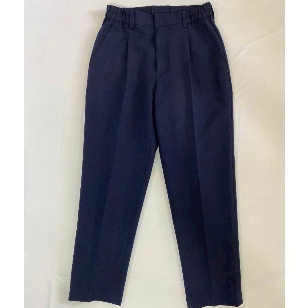 Quần Tây Học Sinh Cấp 1-2 Màu Xanh Than - Chất Tuyết Mưa, Chun Sau Thoải Mái