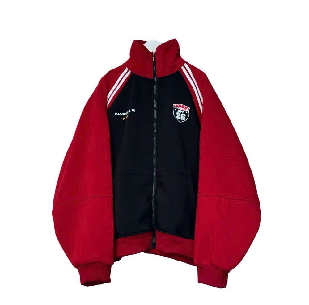 Áo khoác nam Kiểu chạy sọc tay raplang