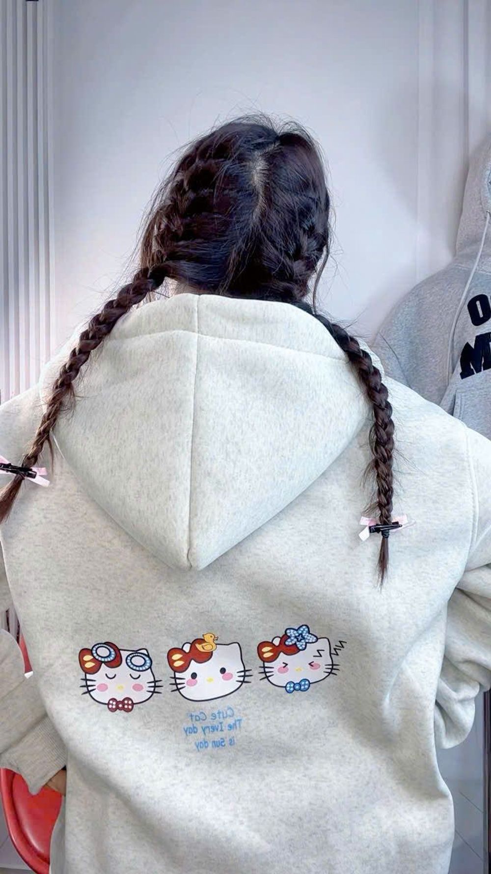 Áo khoác nữ vải nỉ 3 con mèo Cute Cat