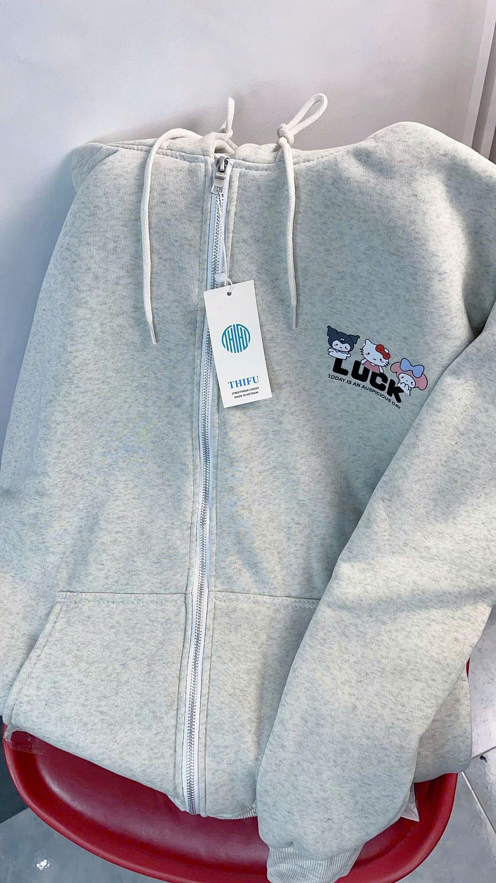 Áo khoác nữ vải nỉ 3 con mèo Cute Cat