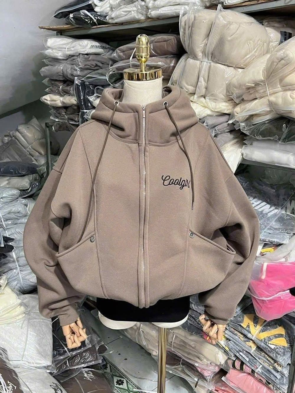 Áo khoác nữ COOLGIRL chất nỉ