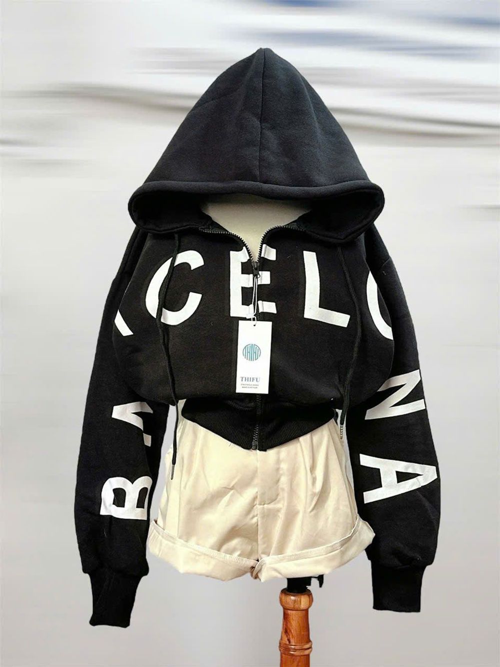 Áo khoác nỉ dành cho nữ BARCE.LONA