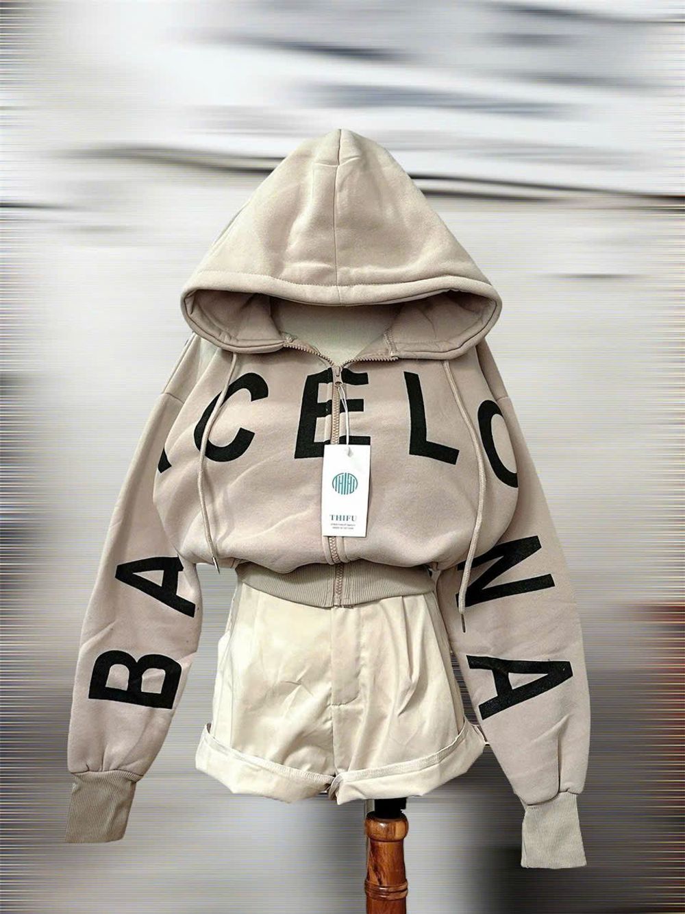 Áo khoác nỉ dành cho nữ BARCE.LONA