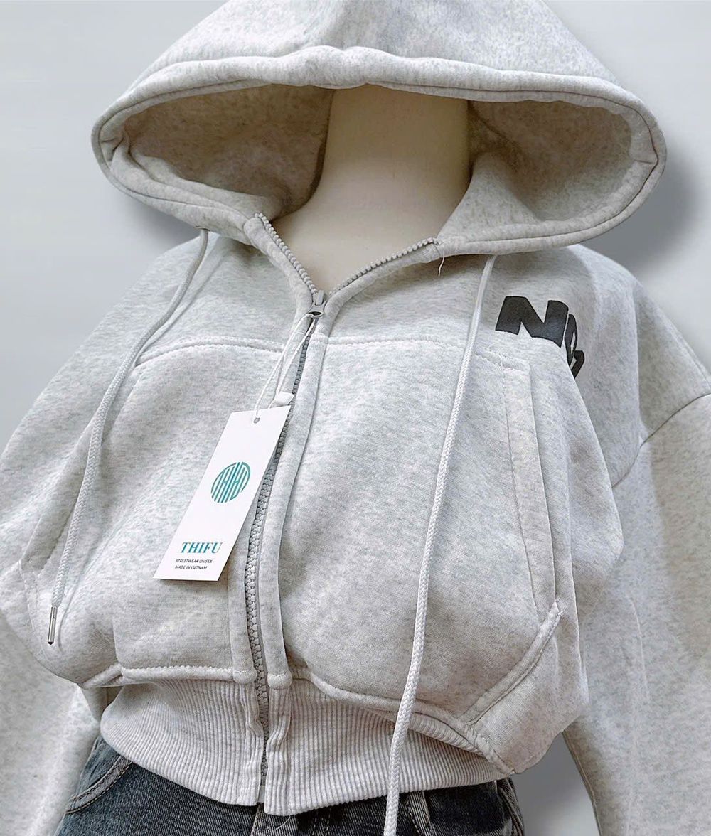 Áo khoác lửng NO1 vải nỉ cao cấp