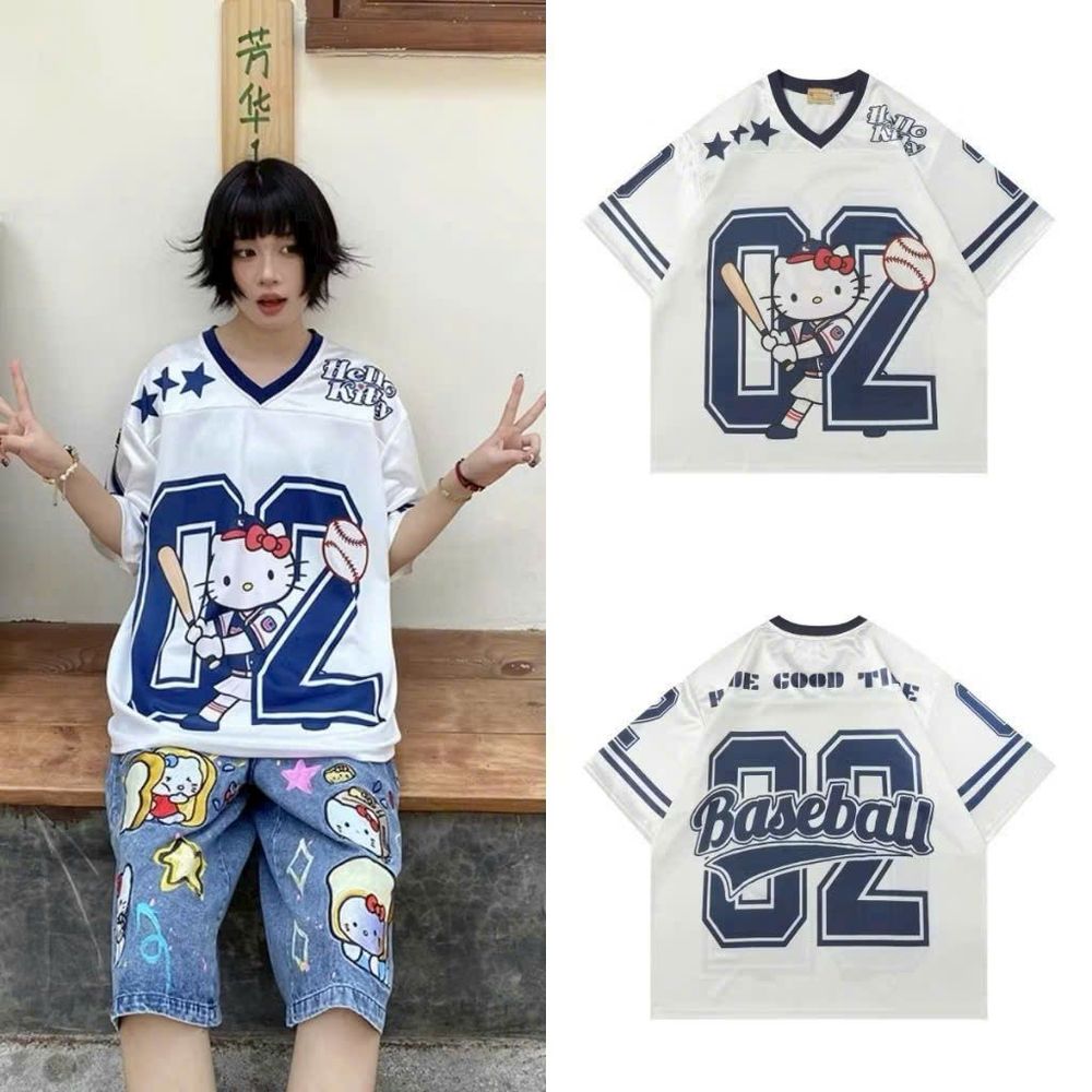 Áo thun cổ tim Hello Kitty số 02 mới về