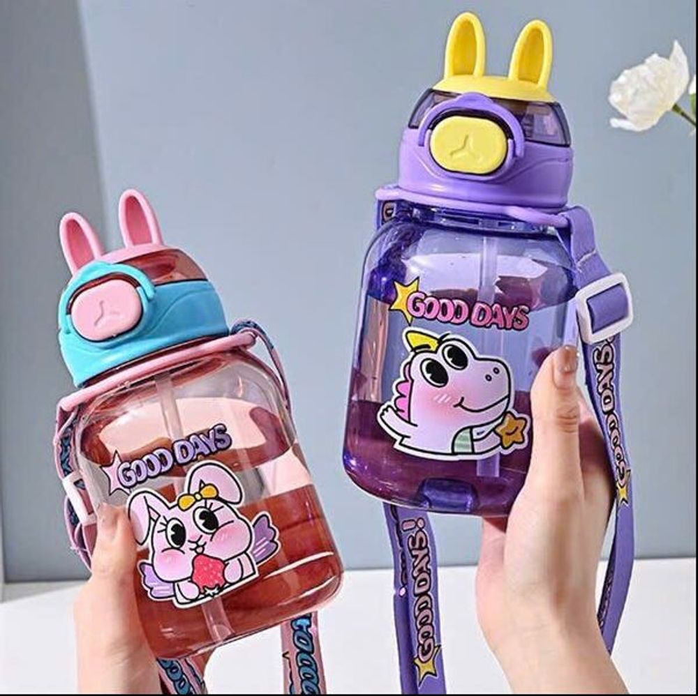 Nhựa_9167 Bình nhựa 600ml tai gấu good day (THÙNG 80C)