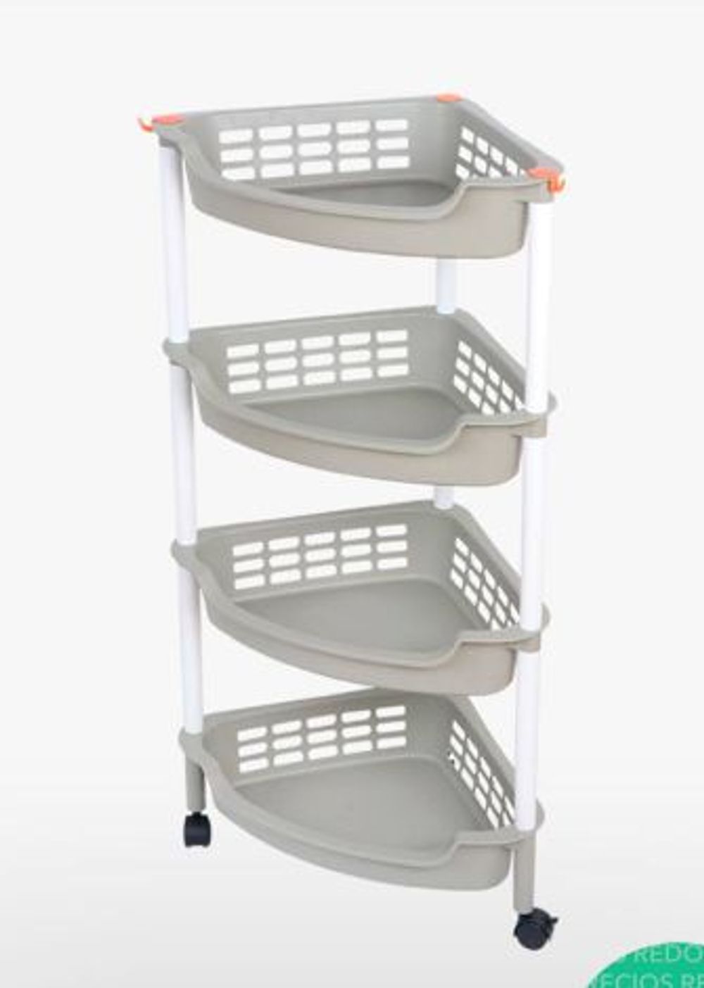 Nhựa_6614 - Kệ nhựa Tam Giác 4 tầng 35.5*35.5*102 (THÙNG 12C)