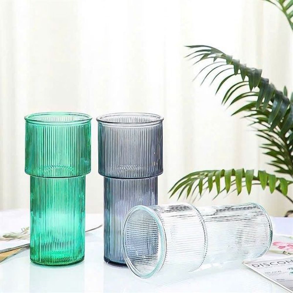 Bình Hoa Thuỷ Tinh Trụ Sọc 11x25cm (THÙNG 24C)