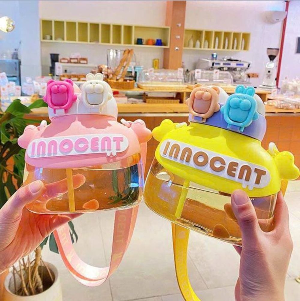 Bình Nhựa Đôi 1200ml (THÙNG 50C)