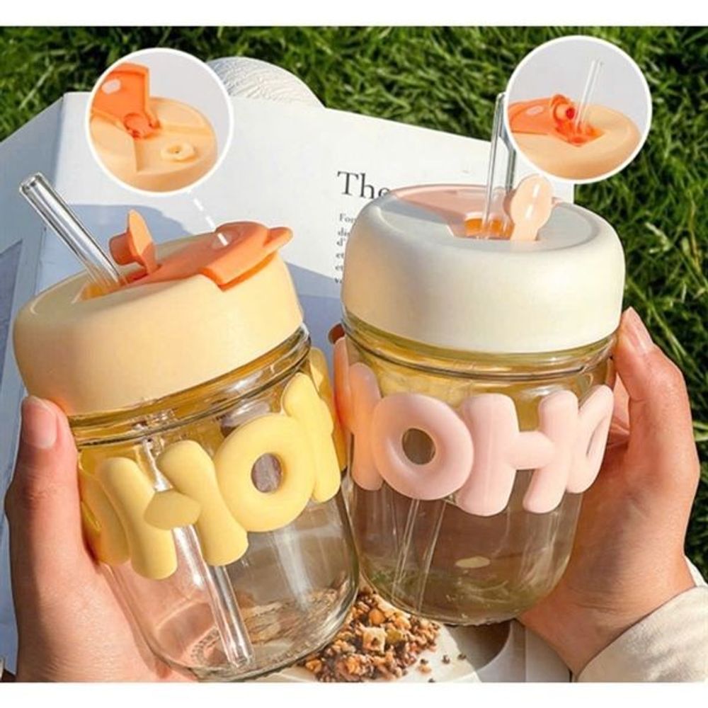 Cốc thủy tinh bọc da HOHO (THÙNG 70C)