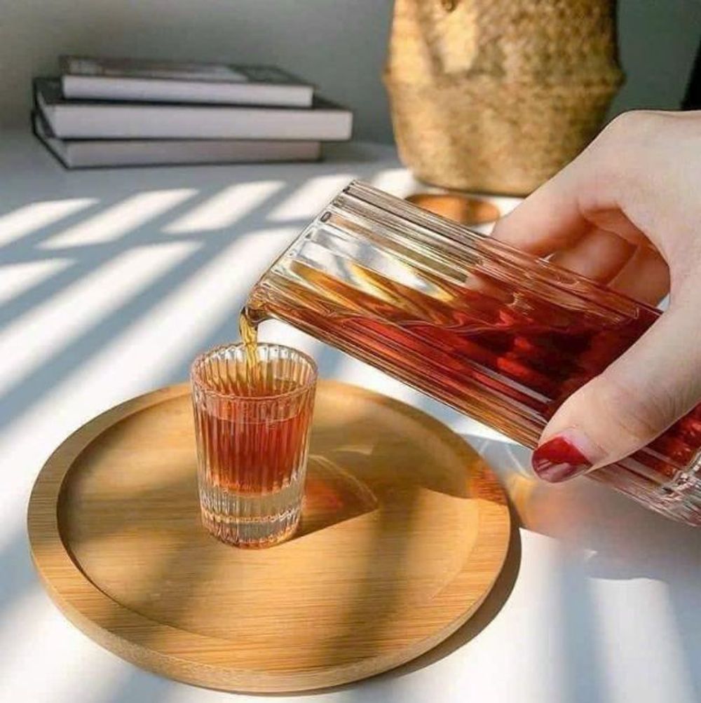 Bộ Bình 6 Ly Rượu Thủy Tinh ( THÙNG 8B )