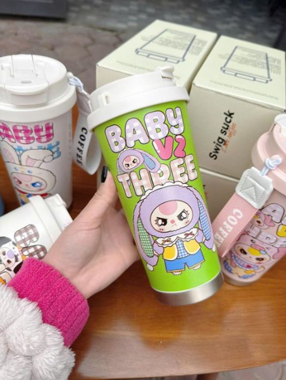 CGN Cốc Giữ Nhiệt Coffee BabyThree 500ml ( THÙNG 50C )