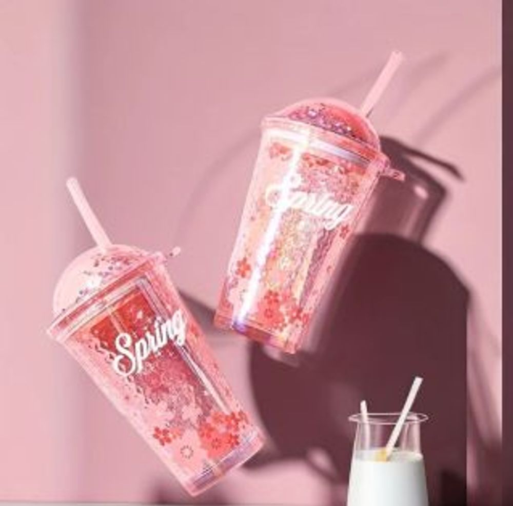 Bình Cốc Thủy Tinh Nắp Nhựa SPRING ( THÙNG 60C )