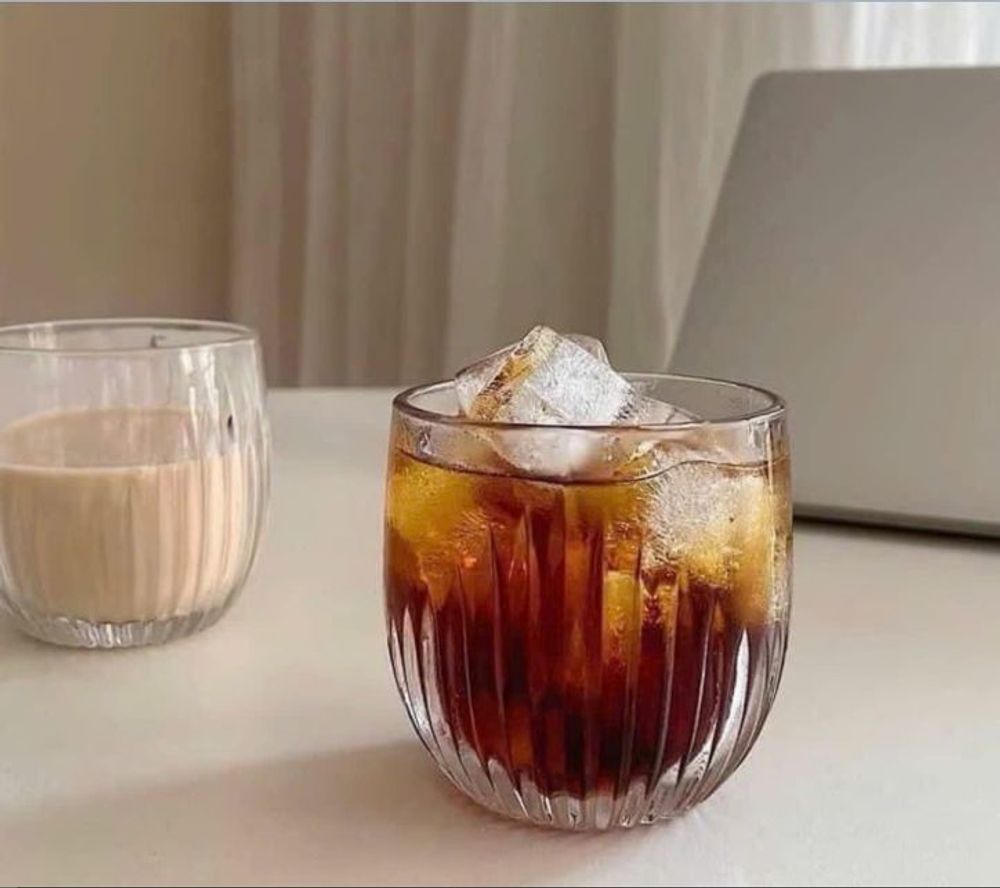 Bộ 6 Cốc Thủy Tinh bí Sọc Trắng 280ml XM21A ( THÙNG 12B )