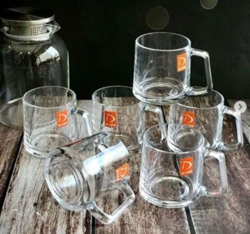 Cốc Thủy Tinh Quai TZ401 350ML ( THÙNG 36C )