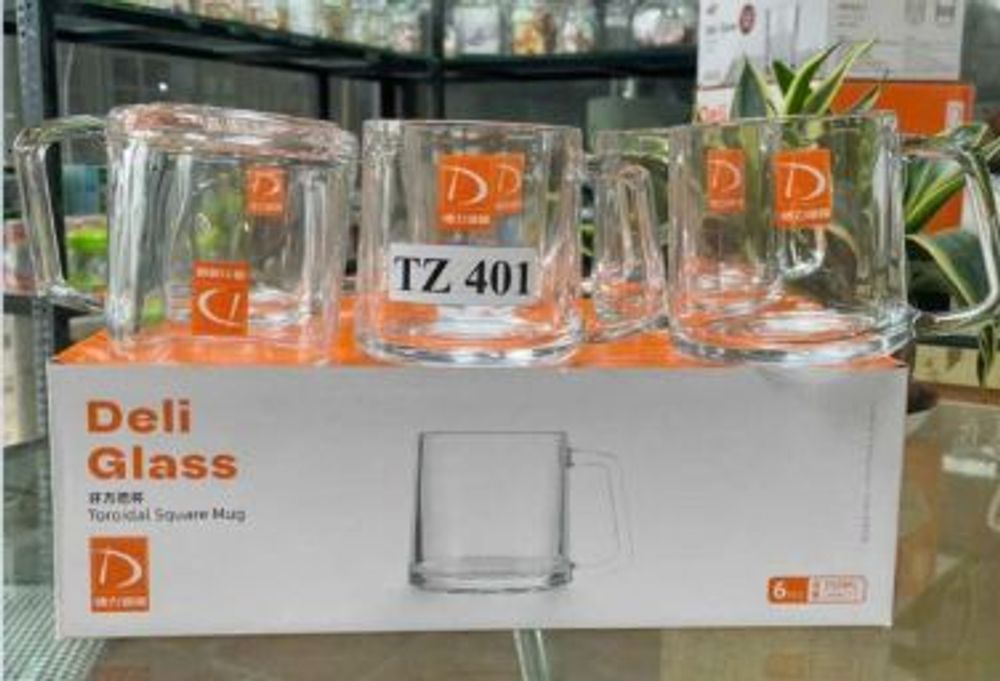 Cốc Thủy Tinh Quai TZ401 350ML ( THÙNG 36C )