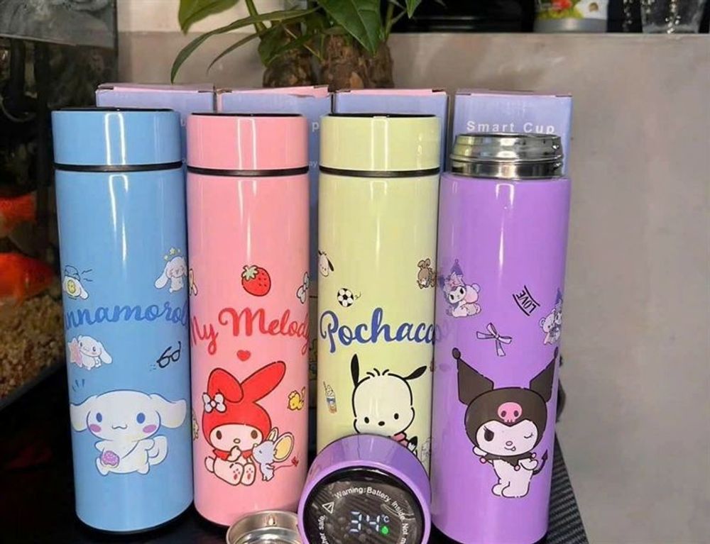 Bình Giữ Nhiệt Hiển Thị Kuromi 500ml (THÙNG 50C)