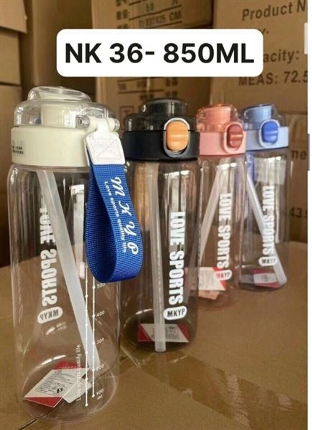 Bình Nhựa 850ml NK36 (THÙNG 60C)