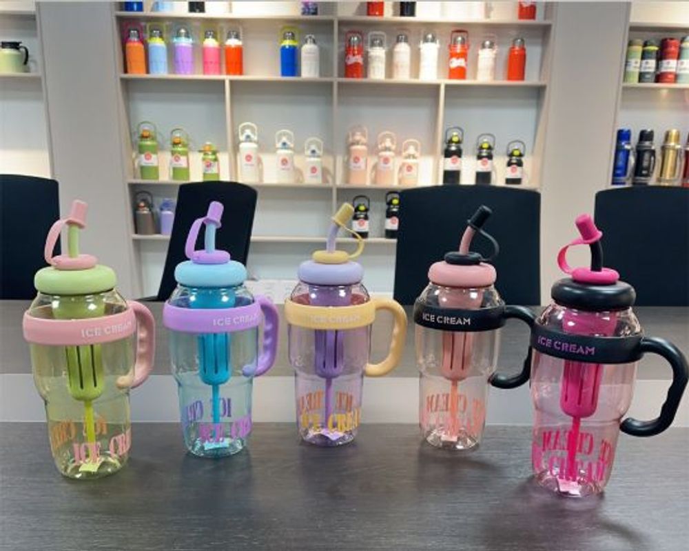 Bình nhựa ice cream bottle 1400ml (THÙNG 48C)