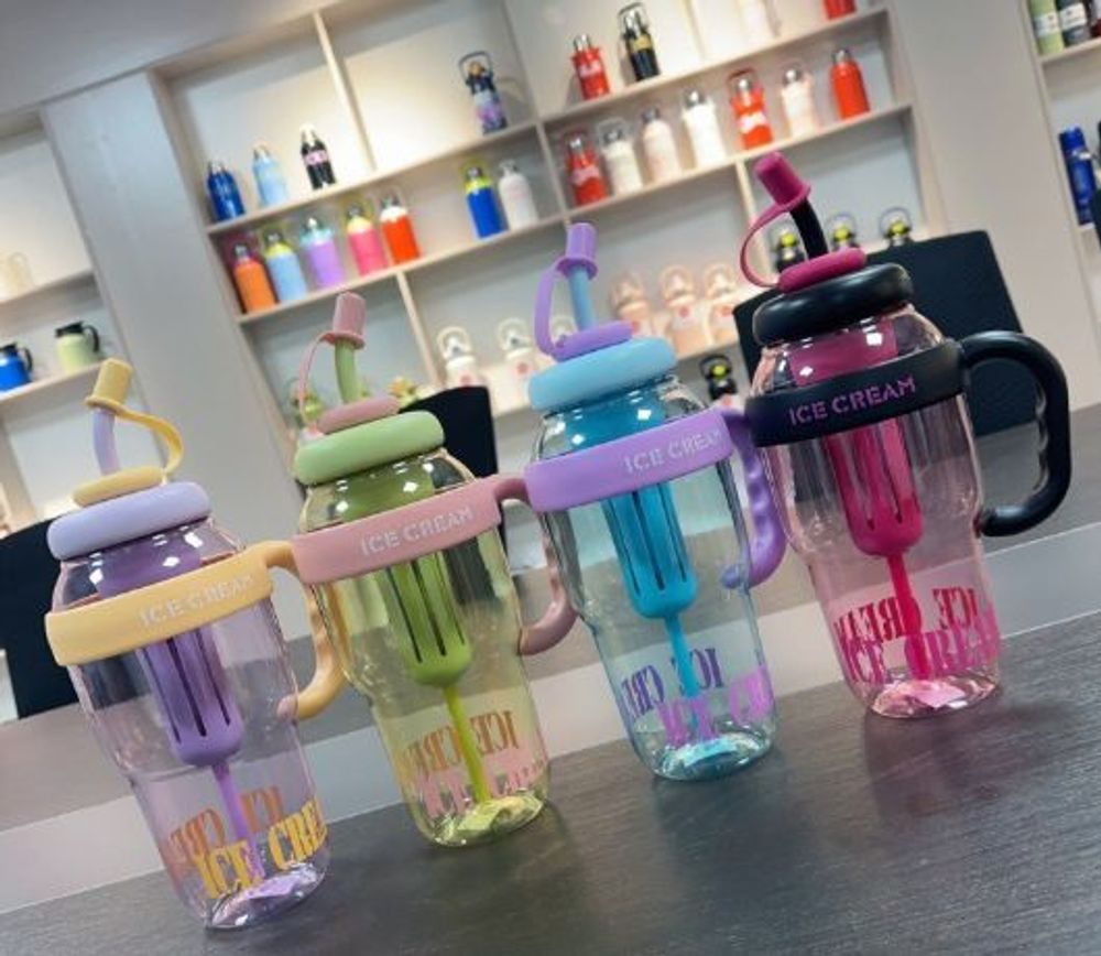 Bình nhựa ice cream bottle 1400ml (THÙNG 48C)