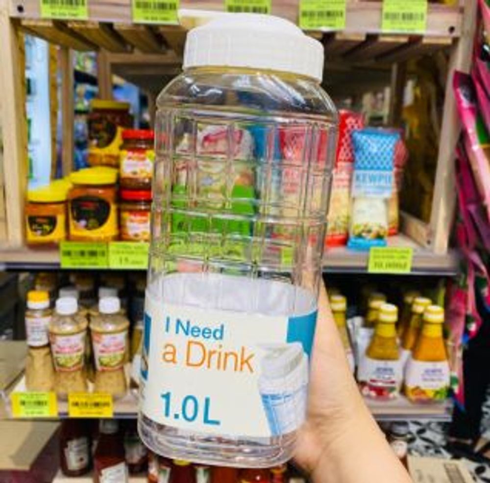 BÌNH NHỰA LOCK 1000ML (THÙNG 24C)