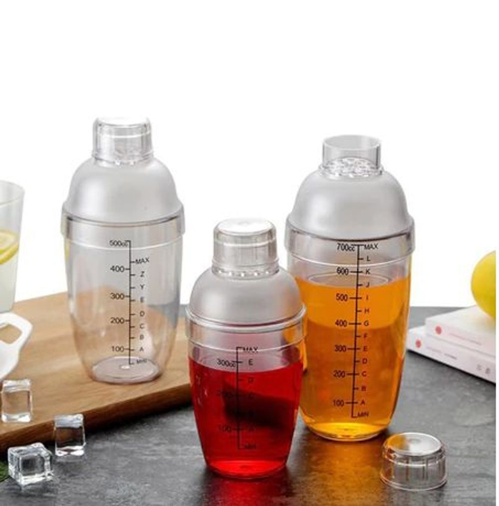 Bình nhựa lắc pha chế 530ml (THÙNG 96C)
