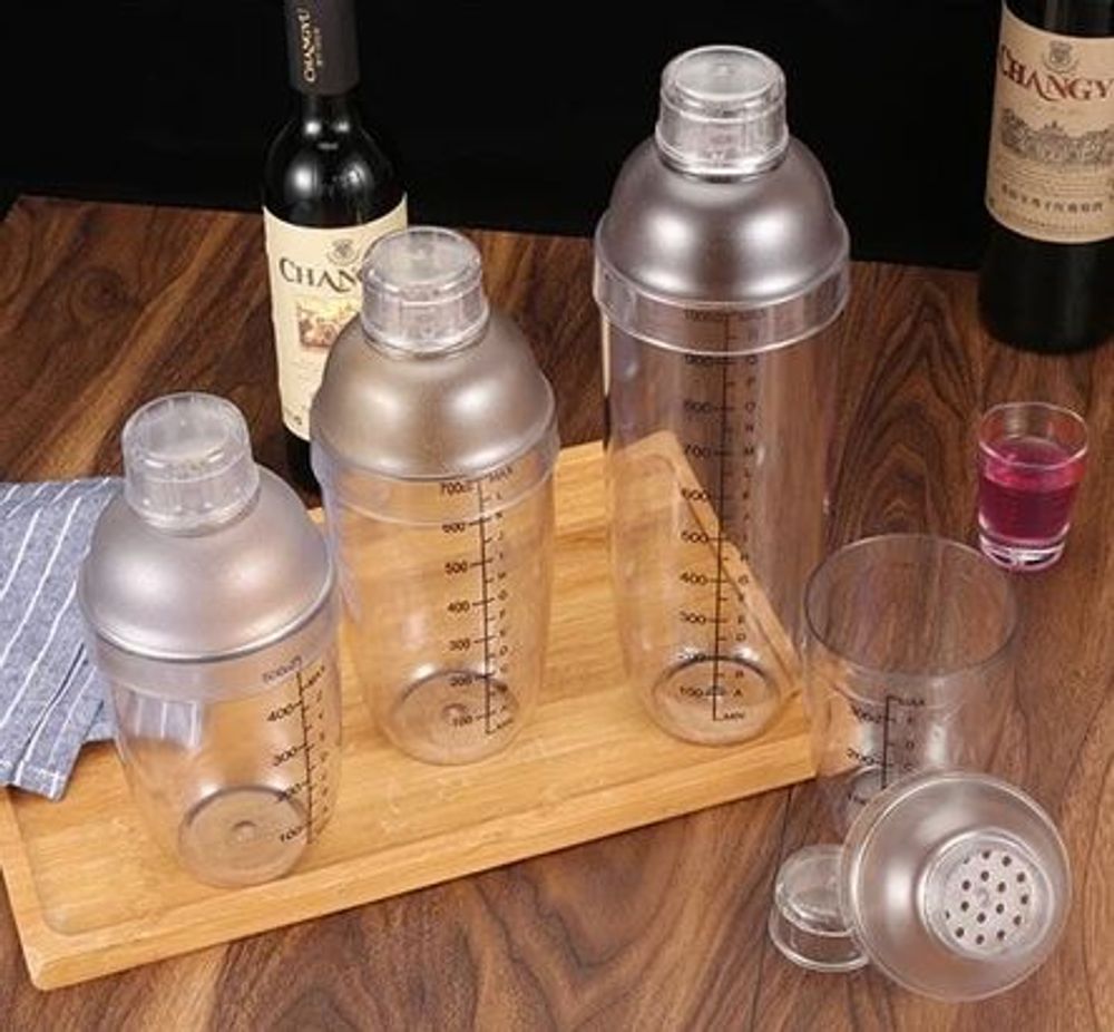 Bình nhựa lắc pha chế 530ml (THÙNG 96C)