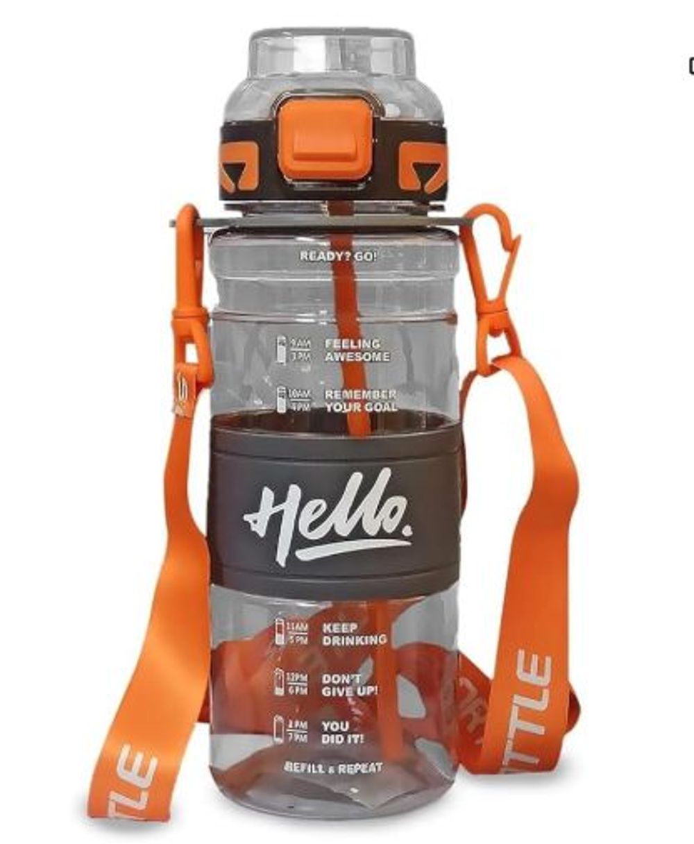 Bình Nhựa HELLO Có Dây Đeo 1000ml (THÙNG 60C)