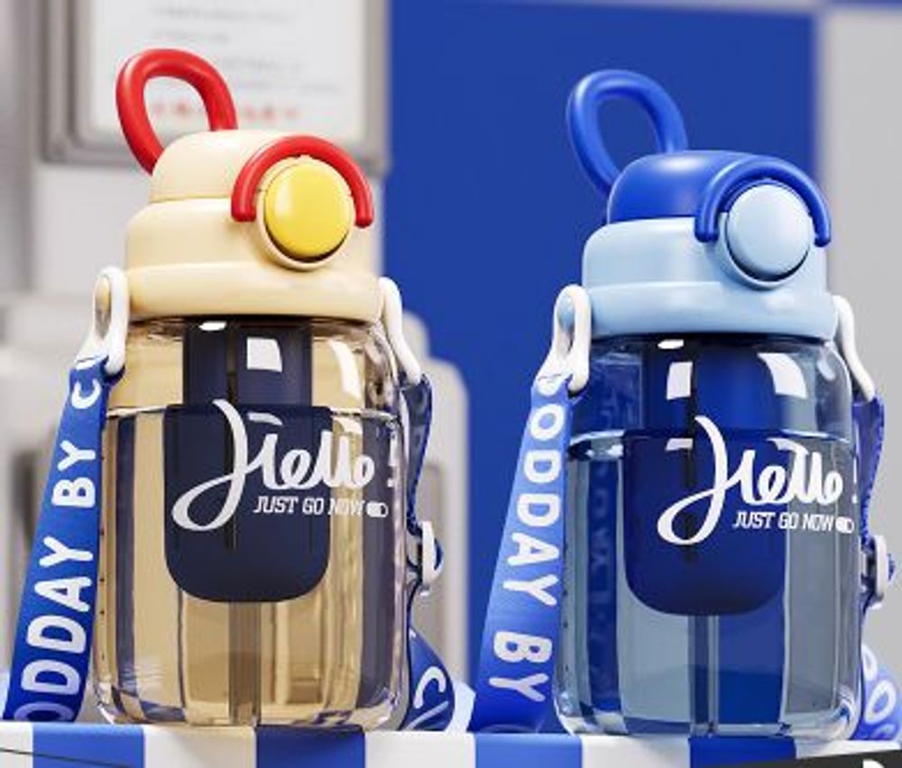 Bình nhựa AKN bình nước nhựa hello gấu (THÙNG 60C)