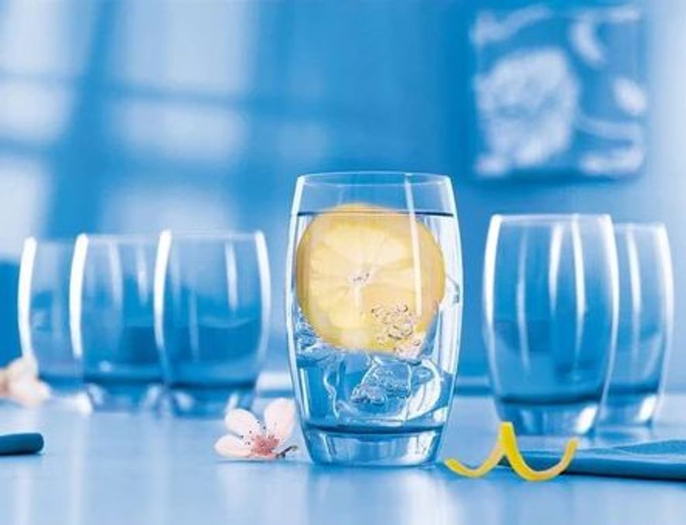 Bộ 6 cốc thủy tinh trắng trắng cao (THÙNG 8B)