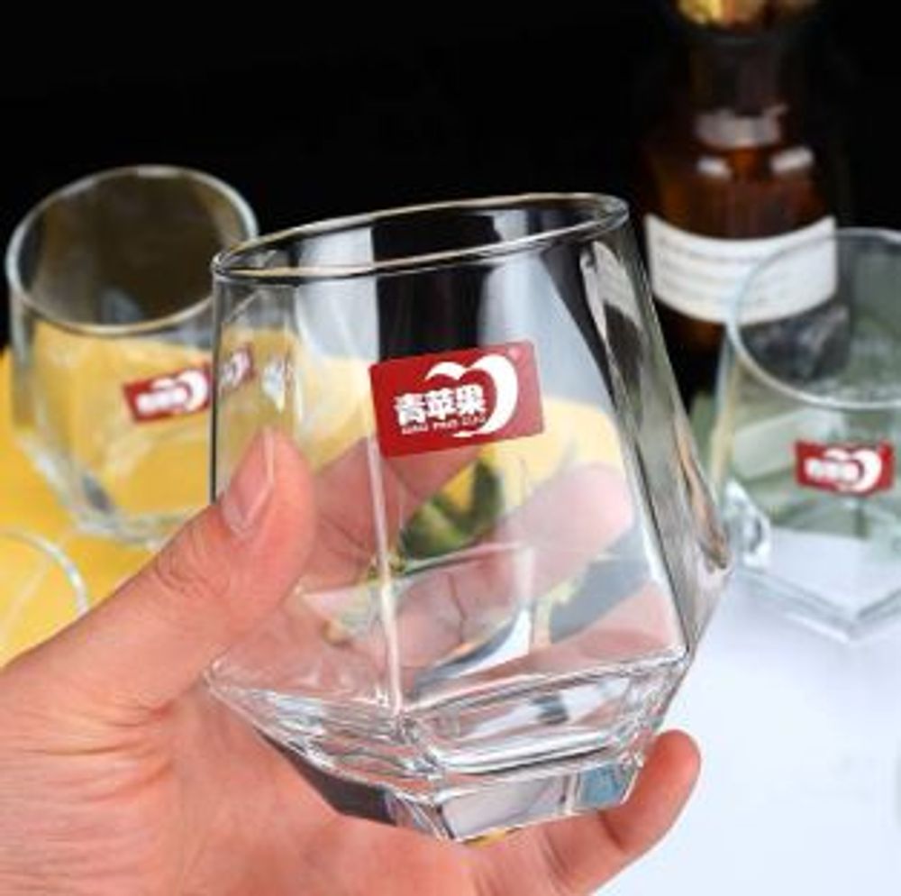 Cốc Thuỷ Tinh Góc Cạnh Trắng ES 5163-2C MM (THÙNG 12B)