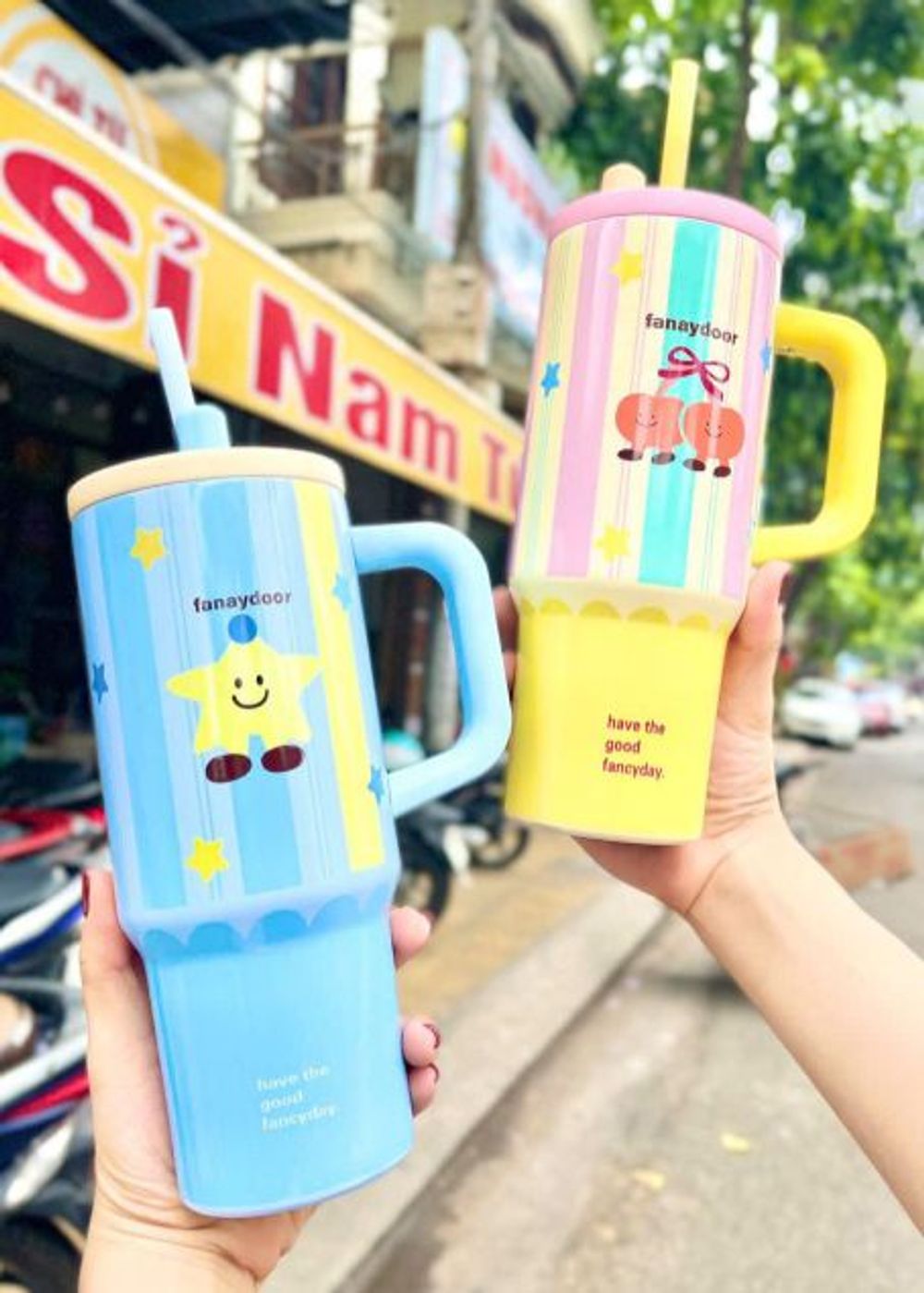 CGN Cốc Giữ Nhiệt Tay Cầm Fanay Door 710ml (thùng mix) (THÙNG 50C)