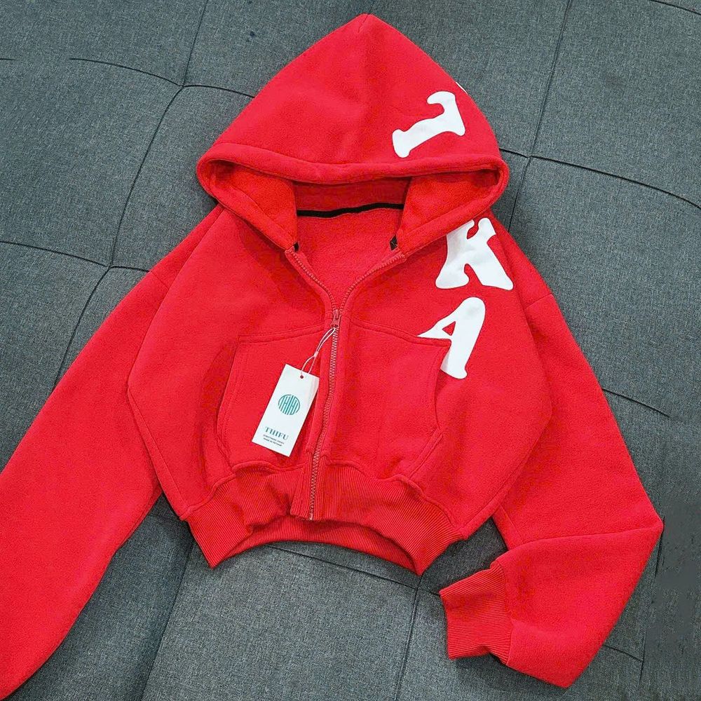 Áo khoác lửng dành cho nữ LAYKA thun nỉ dày mịn