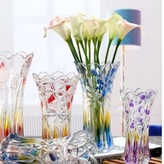 lọ hoa thủy tinh 35cm màu đẹp