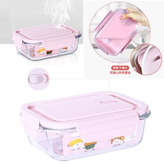Hộp Cơm Thủy Tinh 3 Ngăn Chịu Nhiệt Cao Hộp Cơm Thủy Tinh 3 Ngăn Chịu Nhiệt Cao