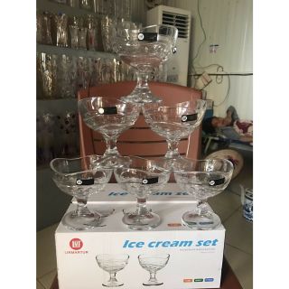 CỐC LY KEM THỦY TINH DÁNG TRÒN CỐC LY KEM THỦY TINH DÁNG TRÒN