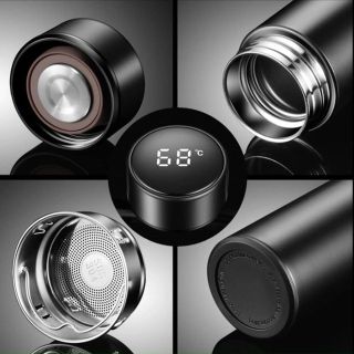 BÌNH GIỮ NHIỆT INOX HIỂN THỊ NHIỆT ĐỘ CAO CẤP BWB-004