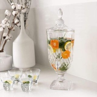 Bình thủy tinh đựng nước có vòi 5 lít cao cấp