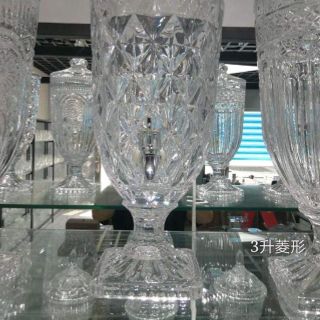 Bình thủy tinh đựng nước có vòi 5 lít cao cấp