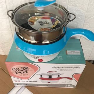 Nồi Lẩu Mini Đa Năng Kèm Giá Hấp Tiện Dụng Cao Cấp - LẨU ĐIỆN CẦM TAY Nồi Lẩu Mini Đa Năng Kèm Giá Hấp Tiện Dụng Cao Cấp - LẨU ĐIỆN CẦM TAY