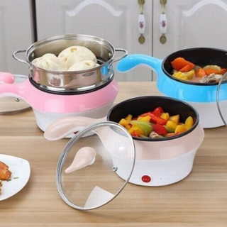 Nồi Lẩu Mini Đa Năng Kèm Giá Hấp Tiện Dụng Cao Cấp - LẨU ĐIỆN CẦM TAY Nồi Lẩu Mini Đa Năng Kèm Giá Hấp Tiện Dụng Cao Cấp - LẨU ĐIỆN CẦM TAY