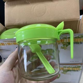 BỘ 3 HỦ THỦY TINH ĐỰNG GIA VỊ KÈM KHAY