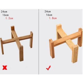 Bình Thủy Tinh Đựng Nước Sôi Nắp Gỗ Có Vòi Rót Kèm Kệ Gỗ